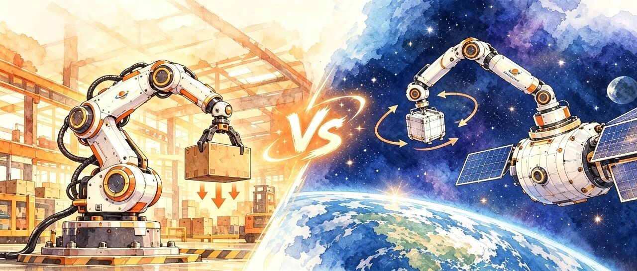 空间机械臂VS地面机械臂，主要差别在哪儿？